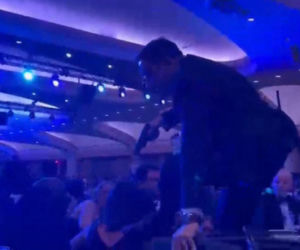 Strzały na kolacji z udziałem Donalda Trumpa