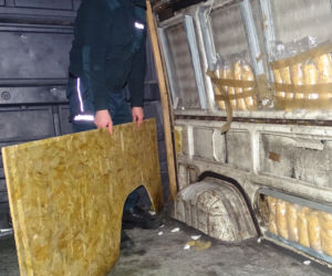 Przemyt bursztynu na granicy w Medyce