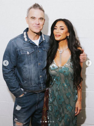 Robbie Williams i Nicole Scherzinger rozgrzali finał mundialu! Ich występ przejdzie do historii