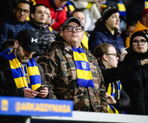 Arka Gdynia - Lechia Gdańsk: Zdjęcia kibiców z derbów Trójmiasta w ramach 23. kolejki PKO BP Ekstraklasy