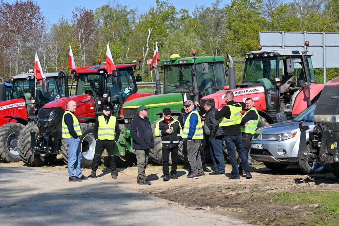 Protest rolników S3 Pyrzyce