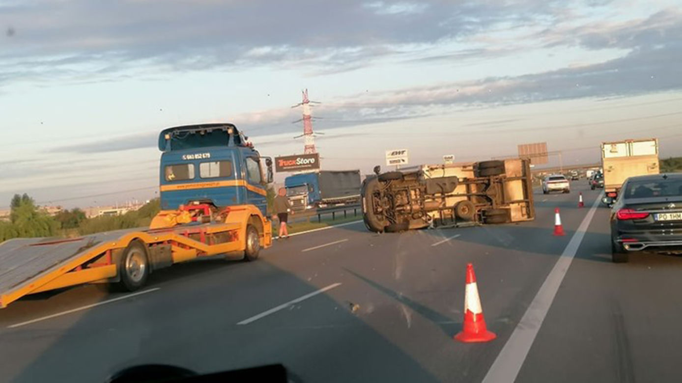Śmiertelny wypadek na drodze ekspresowej S11 w okolicach Kórnika