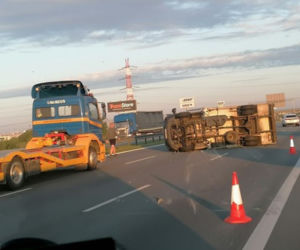 Śmiertelny wypadek na drodze ekspresowej S11 w okolicach Kórnika