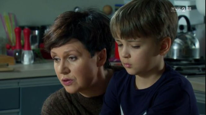 M jak miłość odcinekk 1304, Marysia (Małgorzata Pieńkowska), Wojtuś (Feliks Matecki)c