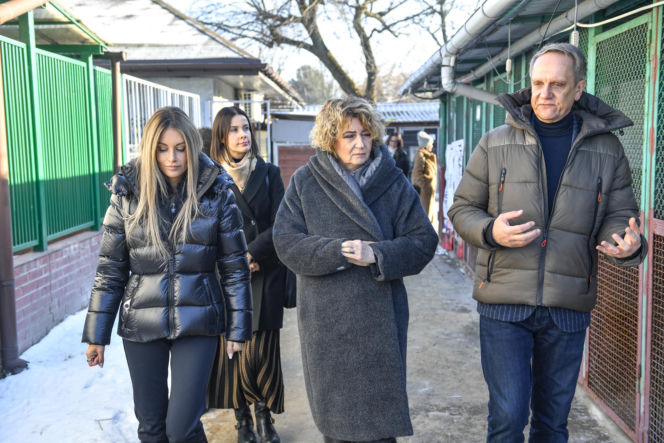 Małgorzata Rozenek-Majdan odwiedziła schronisko w Łodzi
