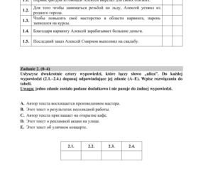 ARKUSZE CKE - Matura j. rosyjski - poziom podstawowy 2019