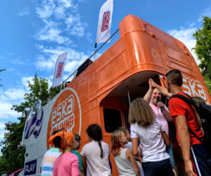Imprezowy autobus Eski w parku Kasprowicza na Łazarzu!