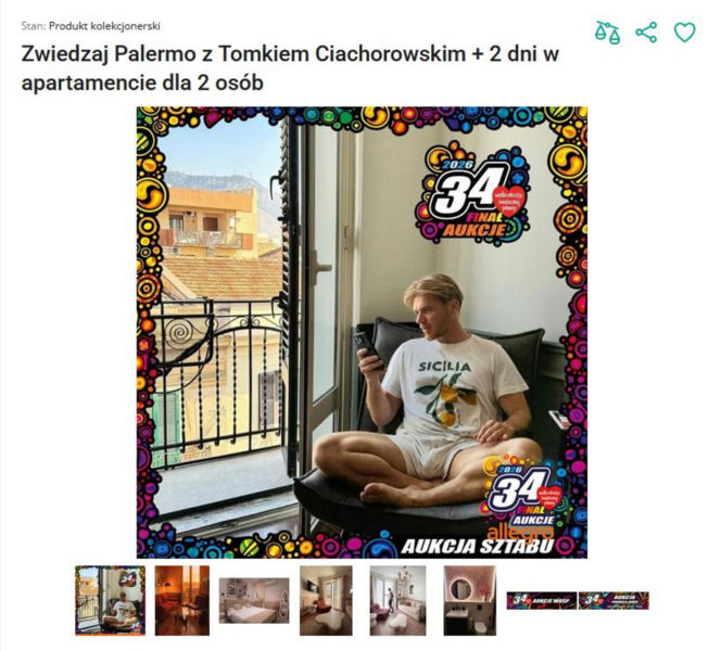 Gwiazdy grają z WOŚP na całego. Od sukni Santor po rakietę Świątek. Są też nocowanka z Wieniawą, pląsy z Musiałem i pranie z Dereszowską