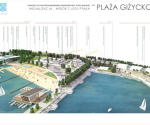 Plaża miejska w Giżycku zmieni się nie do poznania. Zobacz wizualizacje!