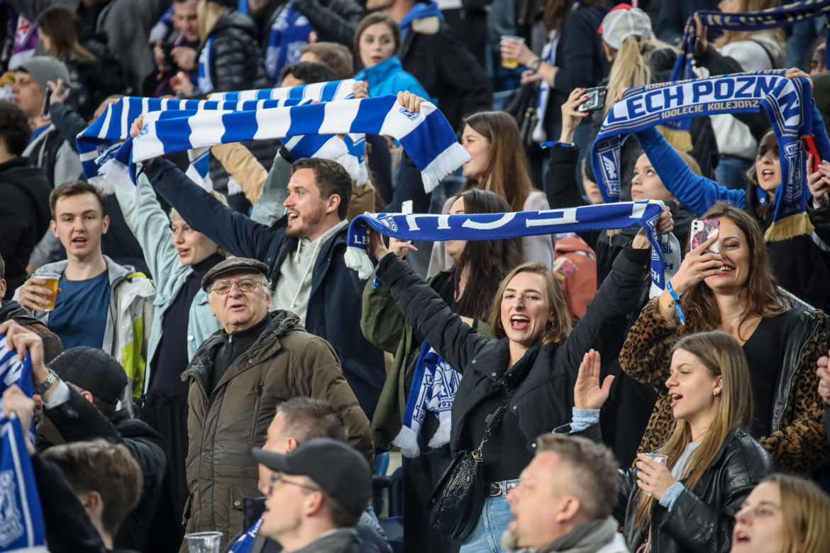 Lech - Fiorentina w obiektywie. Kibice bawili się świetnie