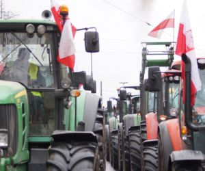 Strajk rolników w Bydgoszczy [ZDJĘIA]