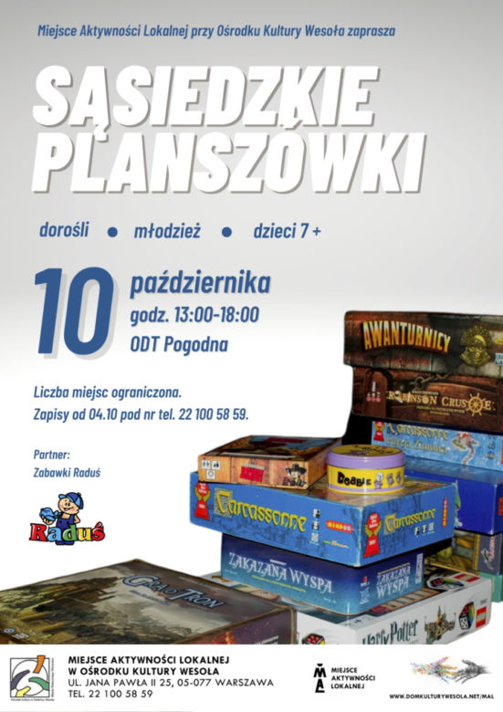 Sąsiedzkie planszówki