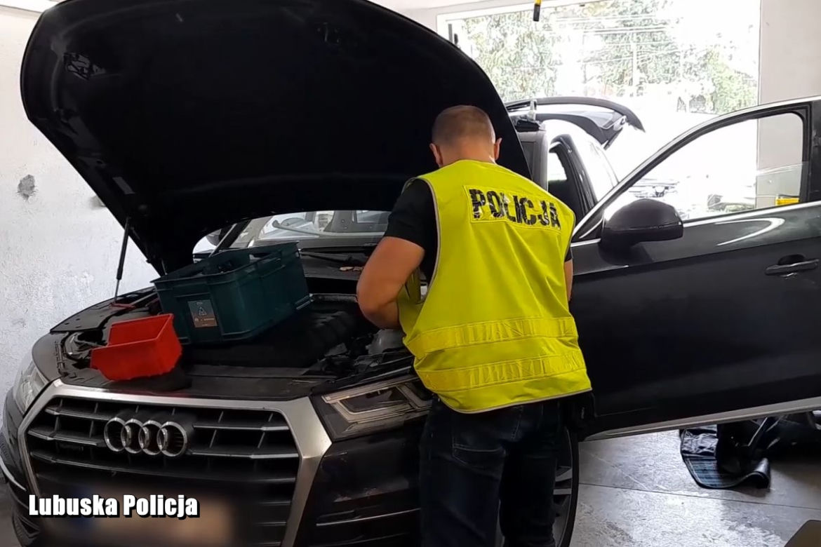 Pochodzące z kradzieży Audi Q5