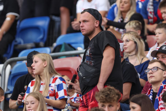 Górnik Zabrze - AS Monaco: Zdjęcia kibiców i zawodników z meczu eliminacji Ligi Konferencji