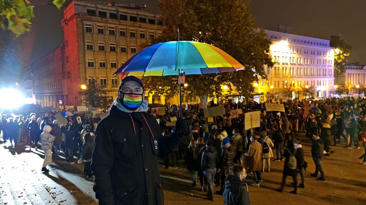 Strajk Kobiet na placu Wolności