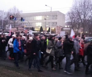 Protest studentów i studentek we Wrocławiu