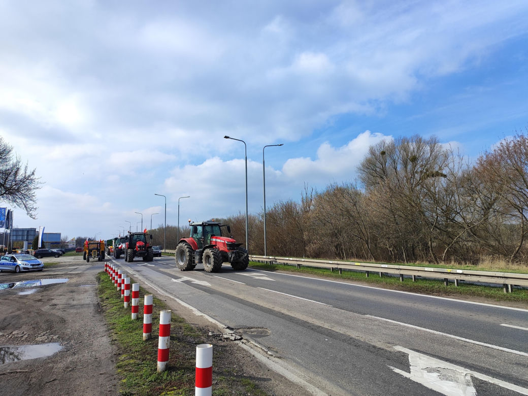Protest rolników w Radomiu 20 marca