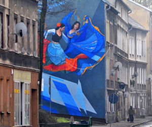 Romane Dyvesa - mural na ul. Drzymały
