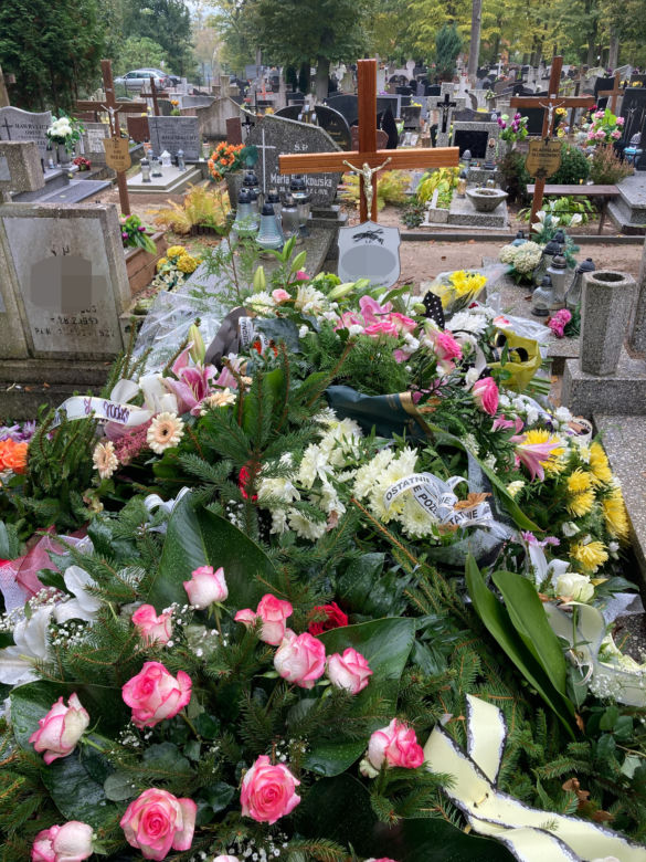 Grób kobiety zabitej przez pijanego muzyka z Ciechocinka