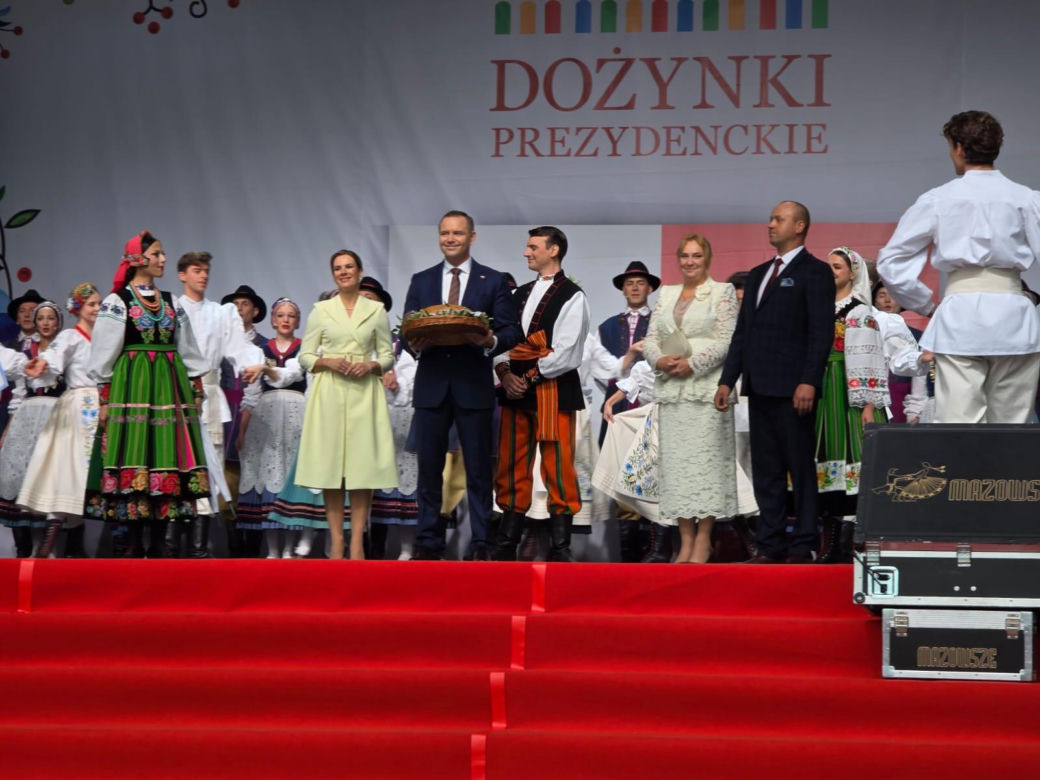 Dożynki prezydenckie 2025 w Warszawie. Zdjęcia Koła Gospodyń Wiejskich w Puszynie, gmina Korfantów