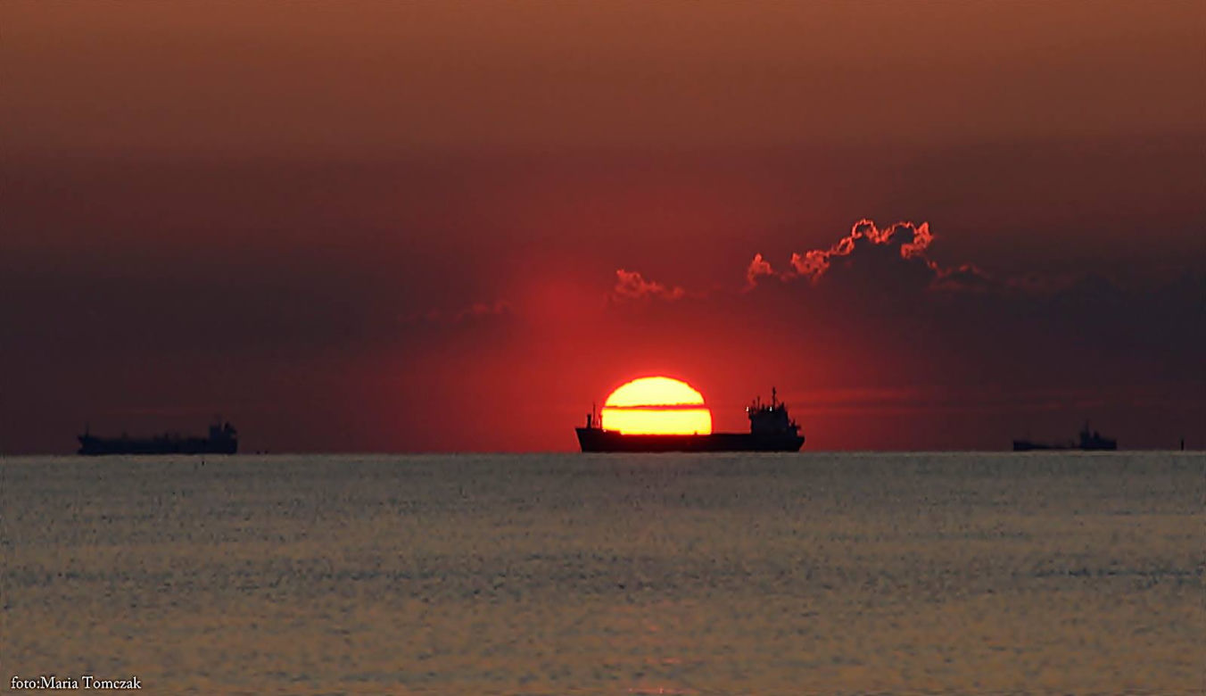 Takie wschody tylko nad morzem!