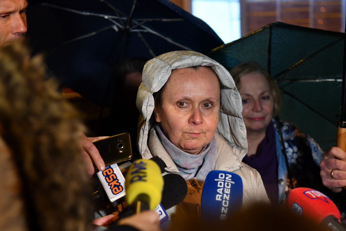 Biefing prasowy w szpitalu przy ul. Arkońskiej