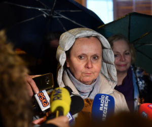 Biefing prasowy w szpitalu przy ul. Arkońskiej