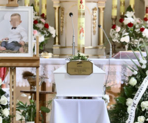 Pogrzeb maleńkiego Milanka, który zginął na cmentarzu