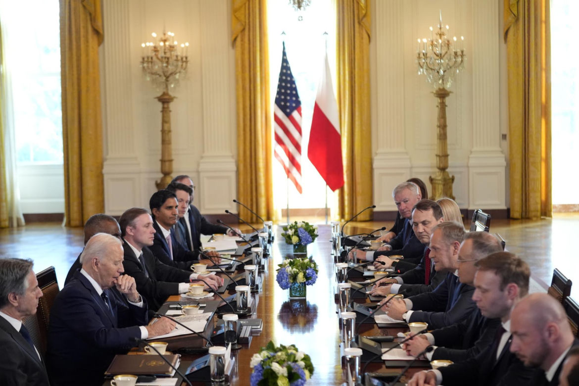 Andrzej Duda i Donald Tusk w Białym Domu
