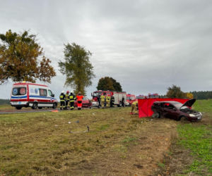 Wypadek na DK 25! Nie żyje jedna osoba [GALERIA]