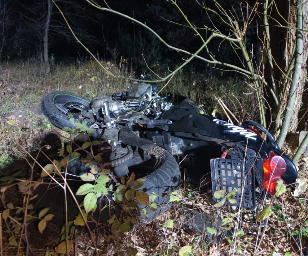 Tragiczny wypadek motocyklisty
