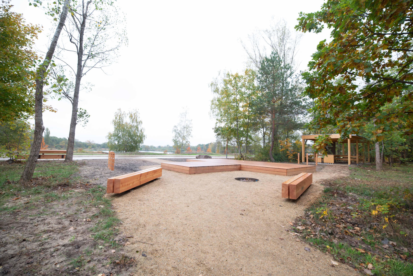 Park Żerański – altany i miejsca na ogniska