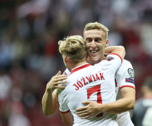 Polska - Albania: Radość po drugim golu