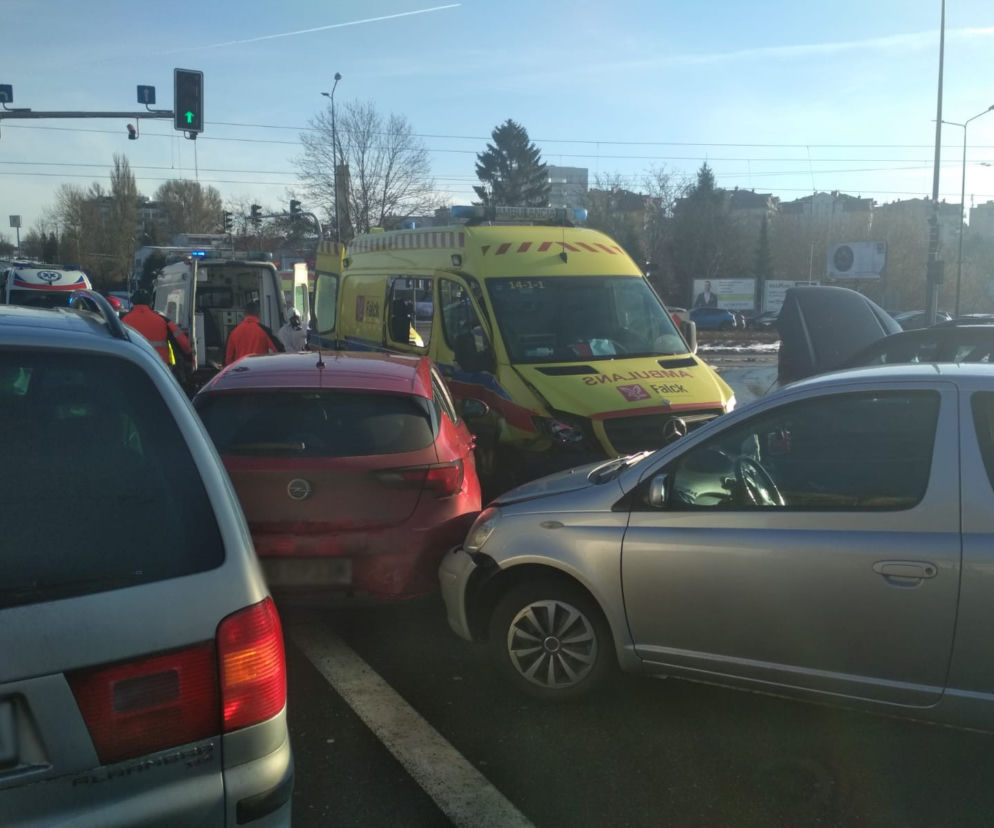 Karambol w Olsztynie