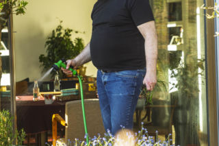 Poseł Kowal ogrodnik