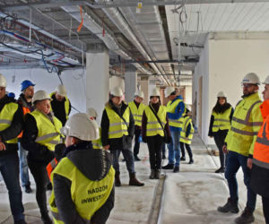 Budowa stadionu w Szczecinie - luty 2022