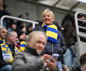 Arka Gdynia - Widzew Łódź: Zdjęcia kibiców i zawodników z meczu 25. kolejki PKO BP Ekstraklasy