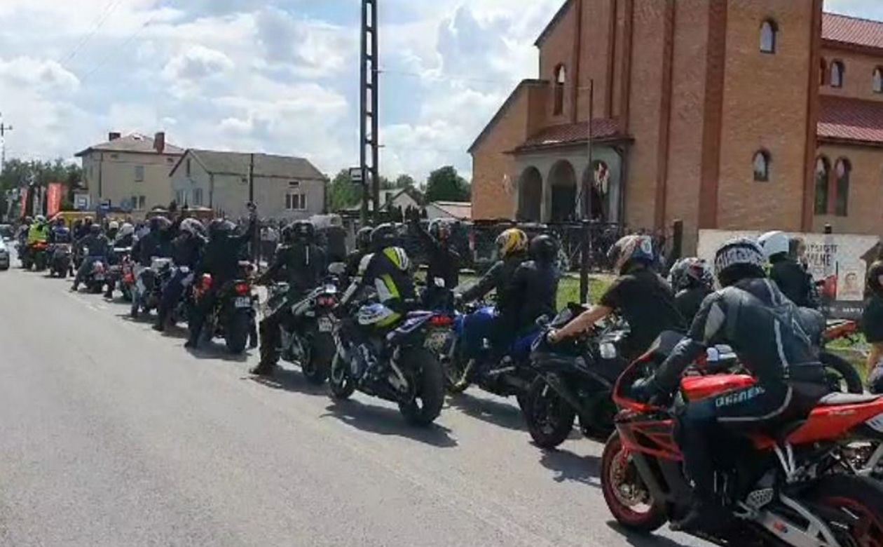 Pogrzeb motocyklistki Karoliny z Zielonki