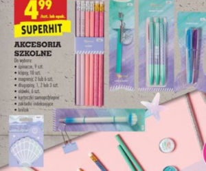Produkty szkolne w Biedronce