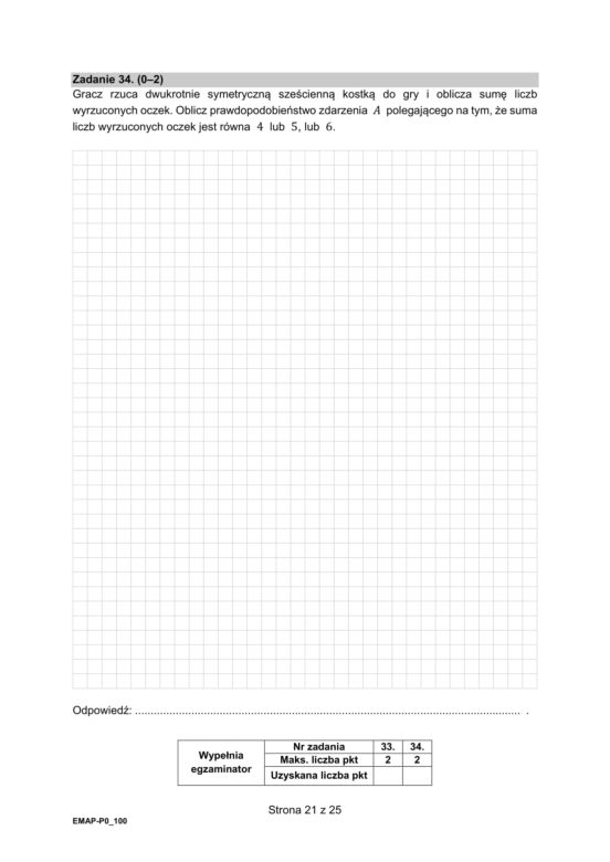 Matura 2021 matematyka. Odpowiedzi, pytania, arkusz CKE, zadania, rozwiązania