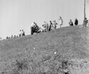 Wystawa psów na stadionie w Łodzi w maju 1972 roku