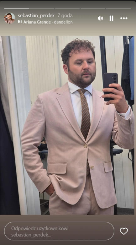Barwy szczęścia nowy sezon. Klemens (Sebastian Perdek) na planie