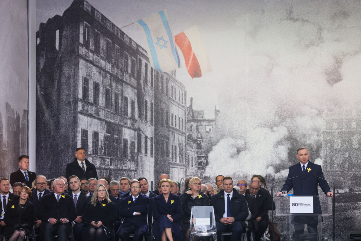 Prezydenci oddali hołd bohaterom getta warszawskiego 