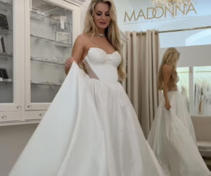 Ślub Anity i Adriana ze ŚOPW tuż-tuż. Panna młoda pokazała suknie ślubne