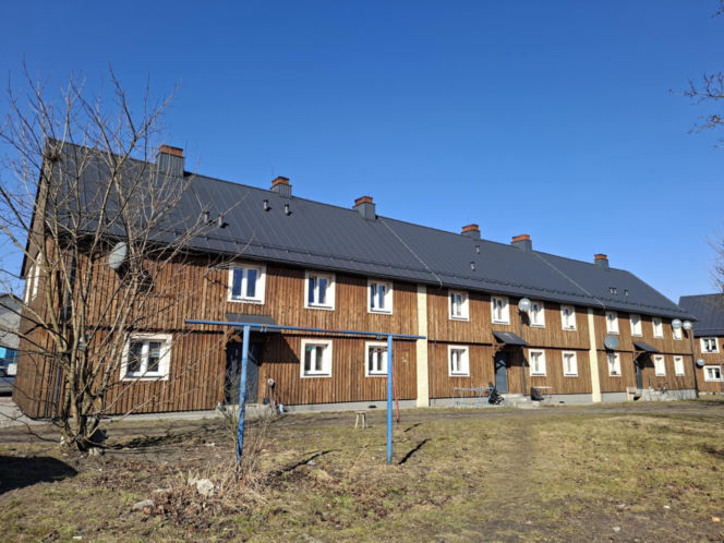 Drewniane osiedle w Sędziszowie