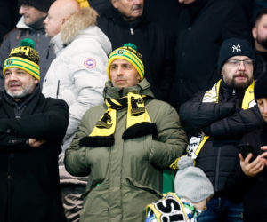 Kibice GKS Katowice dopingowali piłkarzy w meczu z Pogonią