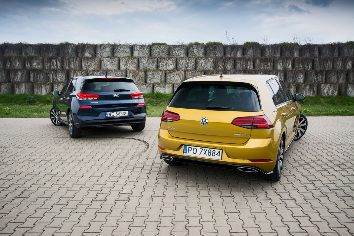Hyundai i30 1.6 CRDi 136 KM 7DCT vs. Volkswagen Golf 2.0 TDI 150 KM DSG
