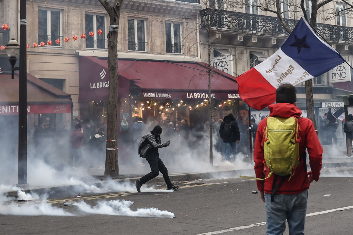 Protest we Francji