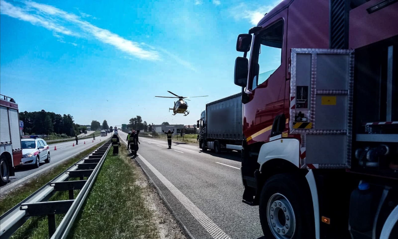 Łyski. Tragiczny wypadek na S8
