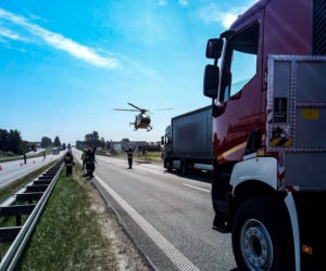 Łyski. Tragiczny wypadek na S8